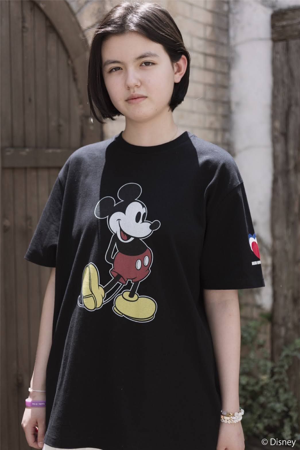 Limited design T-shirt 01 / Mickey / BLACK