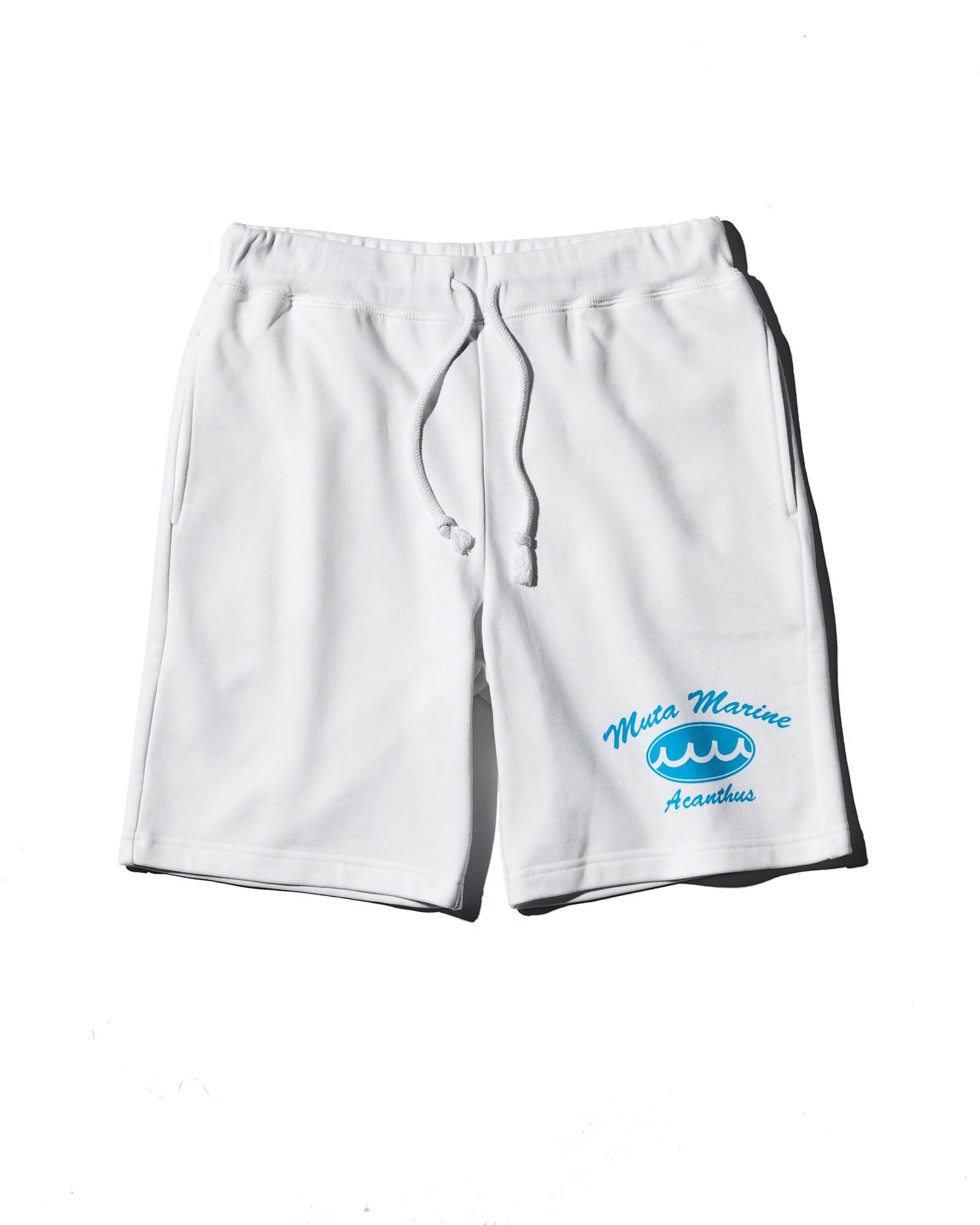 ACANTHUS x muta MARINE / muta Circle Logo Sweatshorts / スウェットショーツ / WHITE / MA2410