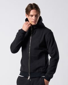 ☆先行予約☆ muta × wjk  / 高密度ストレッチ裏毛リブスウェットパンツ / super urake zip-up parka / BLACK [206 mw07j]