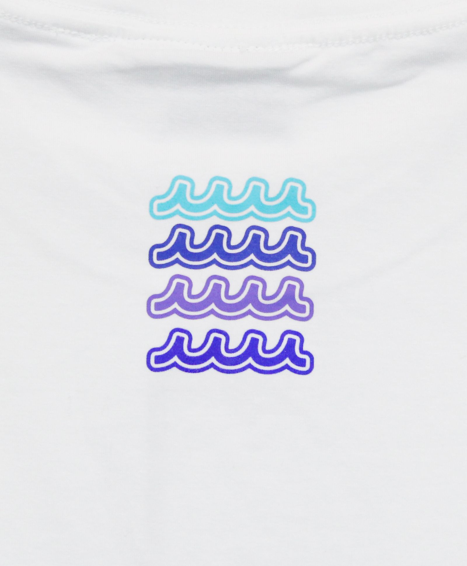 MELT WAVE Tシャツ / ホワイト/ブルー [MMAX-434461]