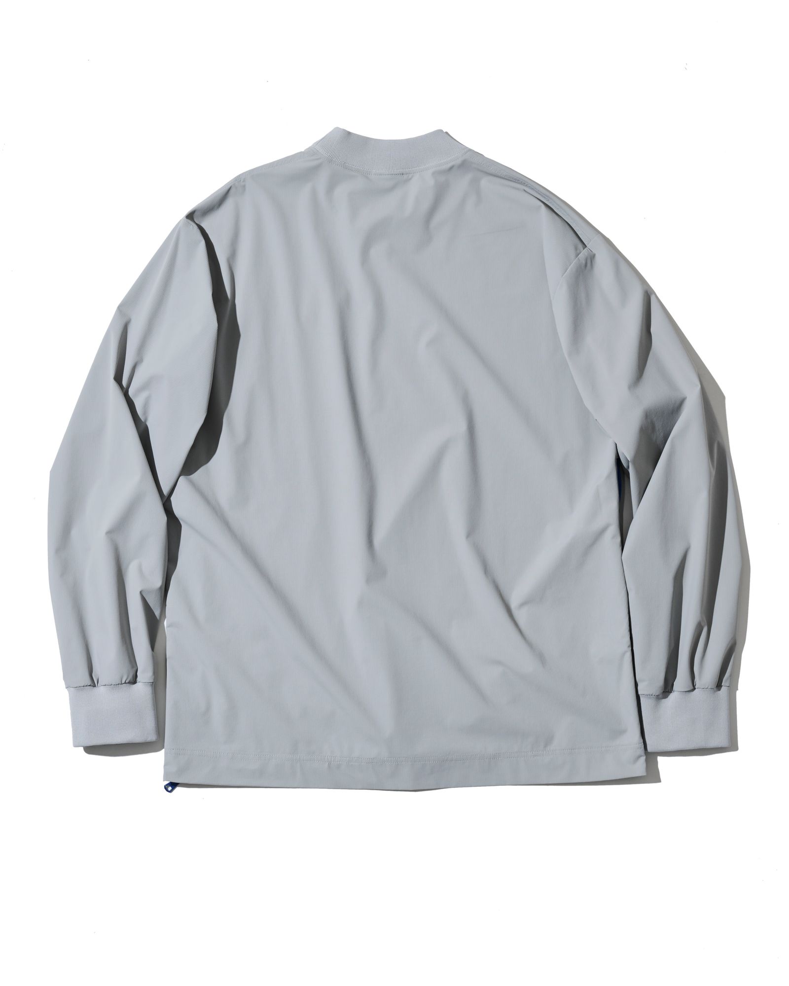 ☆先行予約☆muta MARINE × ACANTHUS  / サイドジップ長袖モックネックTシャツ /  Side Zip L/S Mock Top / GREY【MA2706】