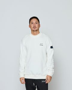 ☆先行予約☆ muta MARINE × ACANTHUS / モックネックスウェット / Mockneck Sweatshirts / WHITE 【MA2655】