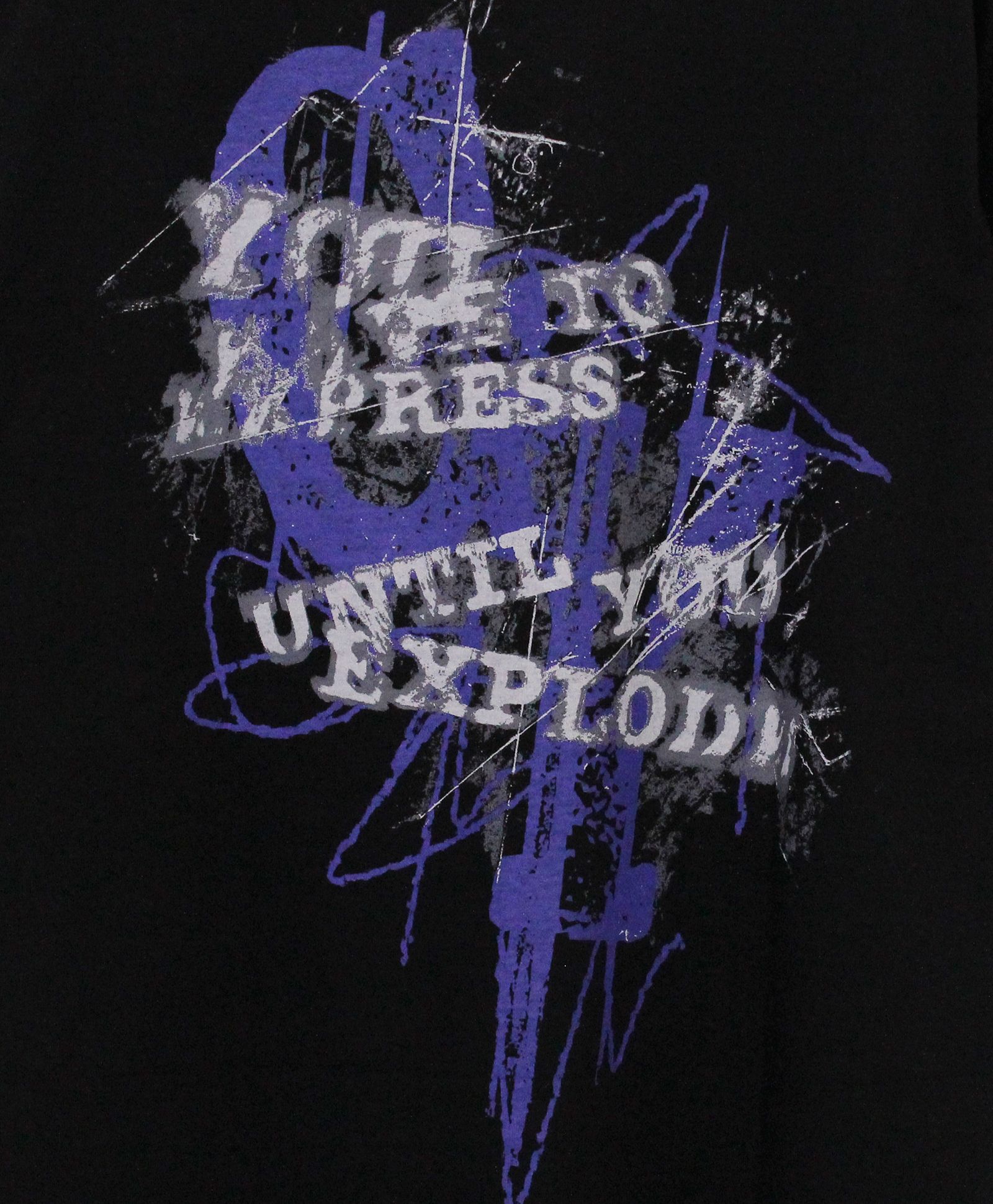 JERSEY MESSAGE T-SHIRT / BLACK [GK-T73-070-2]