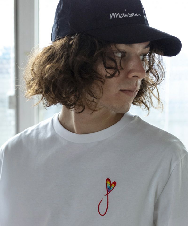 Tシャツ / Tiphanie2 / WHITE x RED RAINBOW