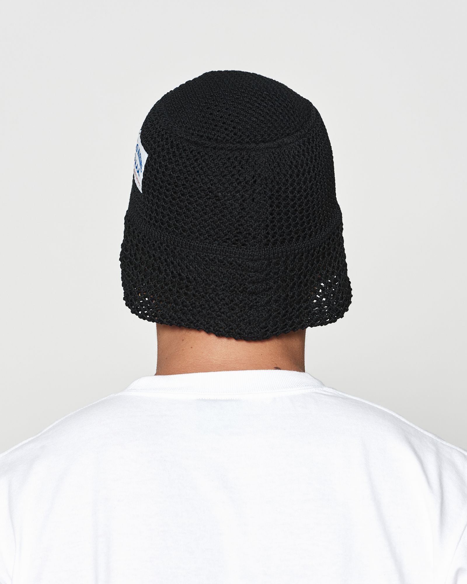 ☆先行予約☆muta MARINE × ACANTHUS  / メッシュニットバケットハット / Mesh Knit Bucket Hat / BLACK 【MA2624】