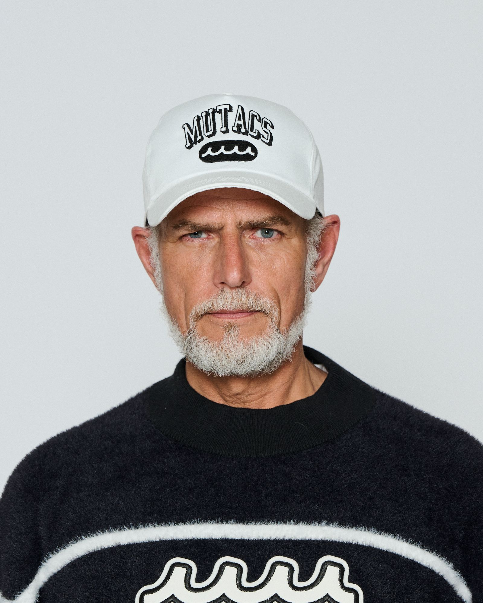 ☆先行予約☆ muta MARINE × ACANTHUS / カレッジロゴキャップ / Shadow College Logo Cap / WHITE 【MA2663】