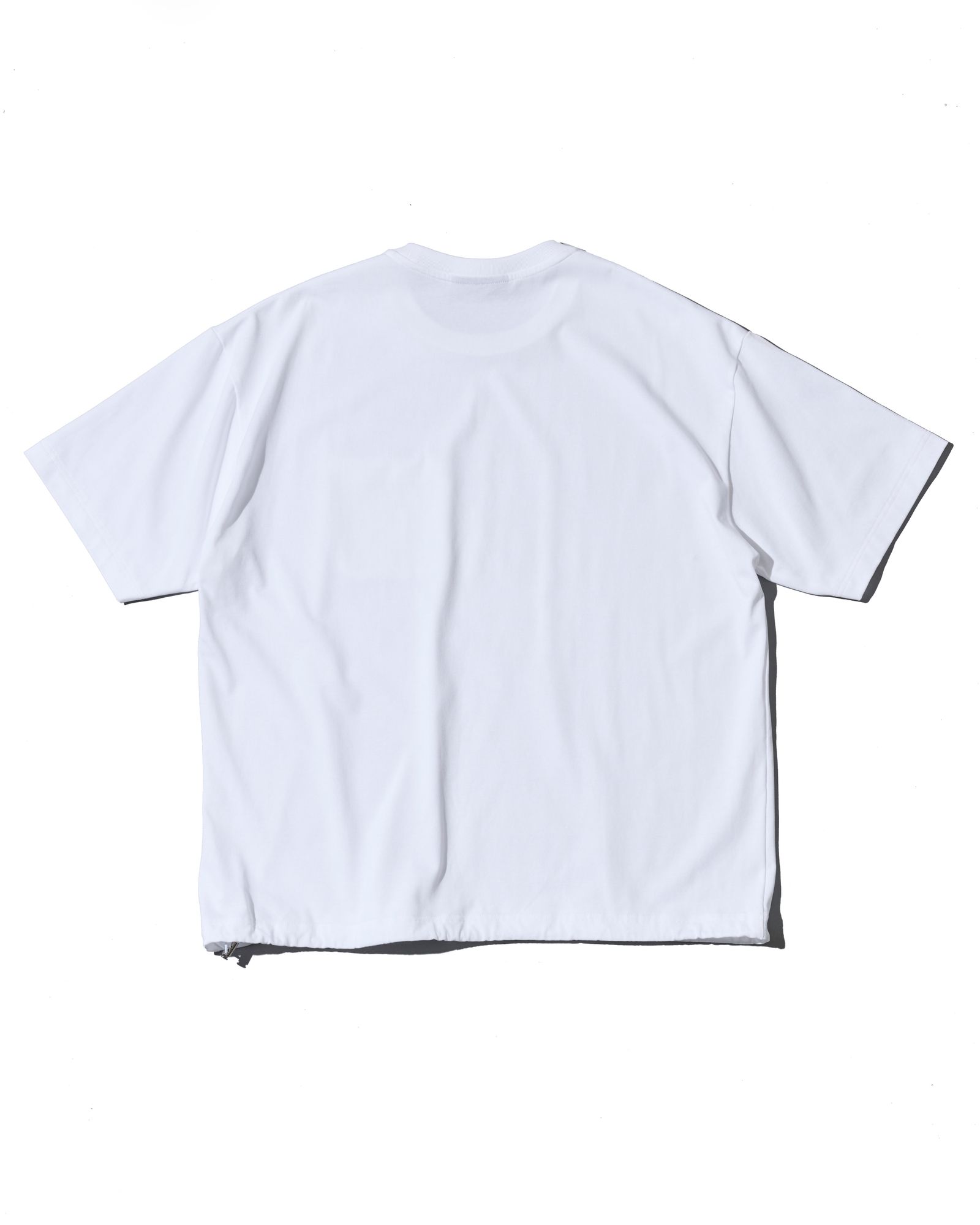☆先行予約☆ ドローストリング ポケットTシャツ  /  Drawstring Pocket Tee / WHITE【CT2707】