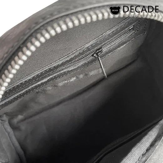 オイルドカウレザー・ミニミニボストンショルダートート / Oiled Cow Leather Mini mini Sholder BOSTON TOTE / B-BLACK [DCD-01315S]
