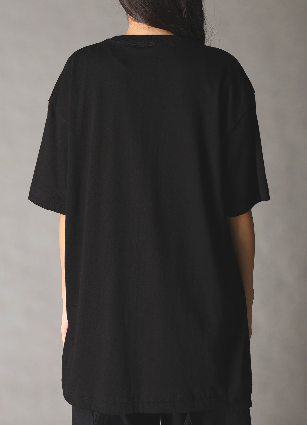 JERSEY DEER T-SHIRT / BLACK [GK-T77-070-2]
