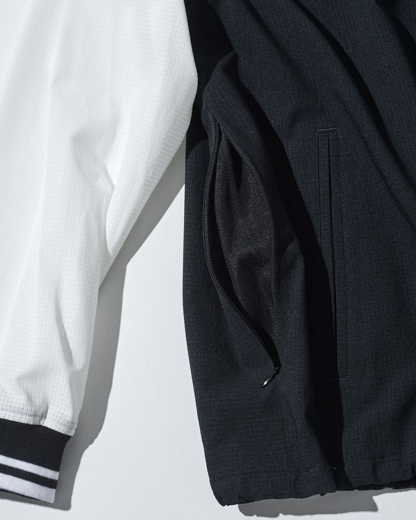 ☆先行予約☆muta MARINE × ACANTHUS  / Dot Air®ベンチレーションジャケット / Dot Air® Ventilation Jacket / BLACK WHITE【MA2603】