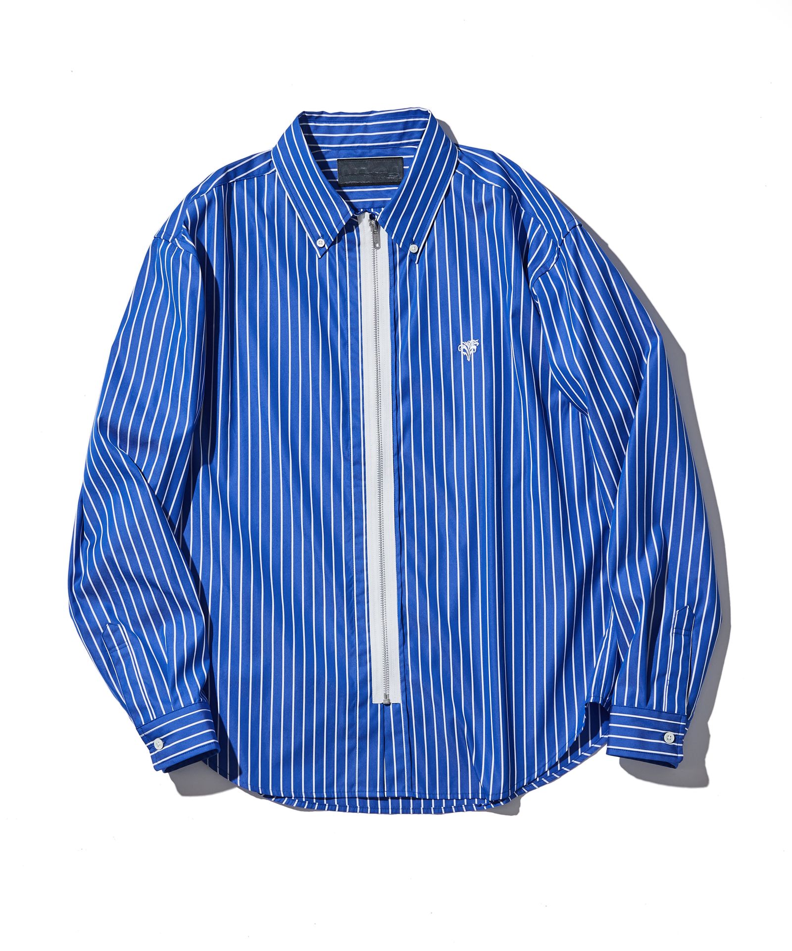 Remake Zip Up Shirt / リメイクジップシャツ / BLUE STRIPE【SH2501】