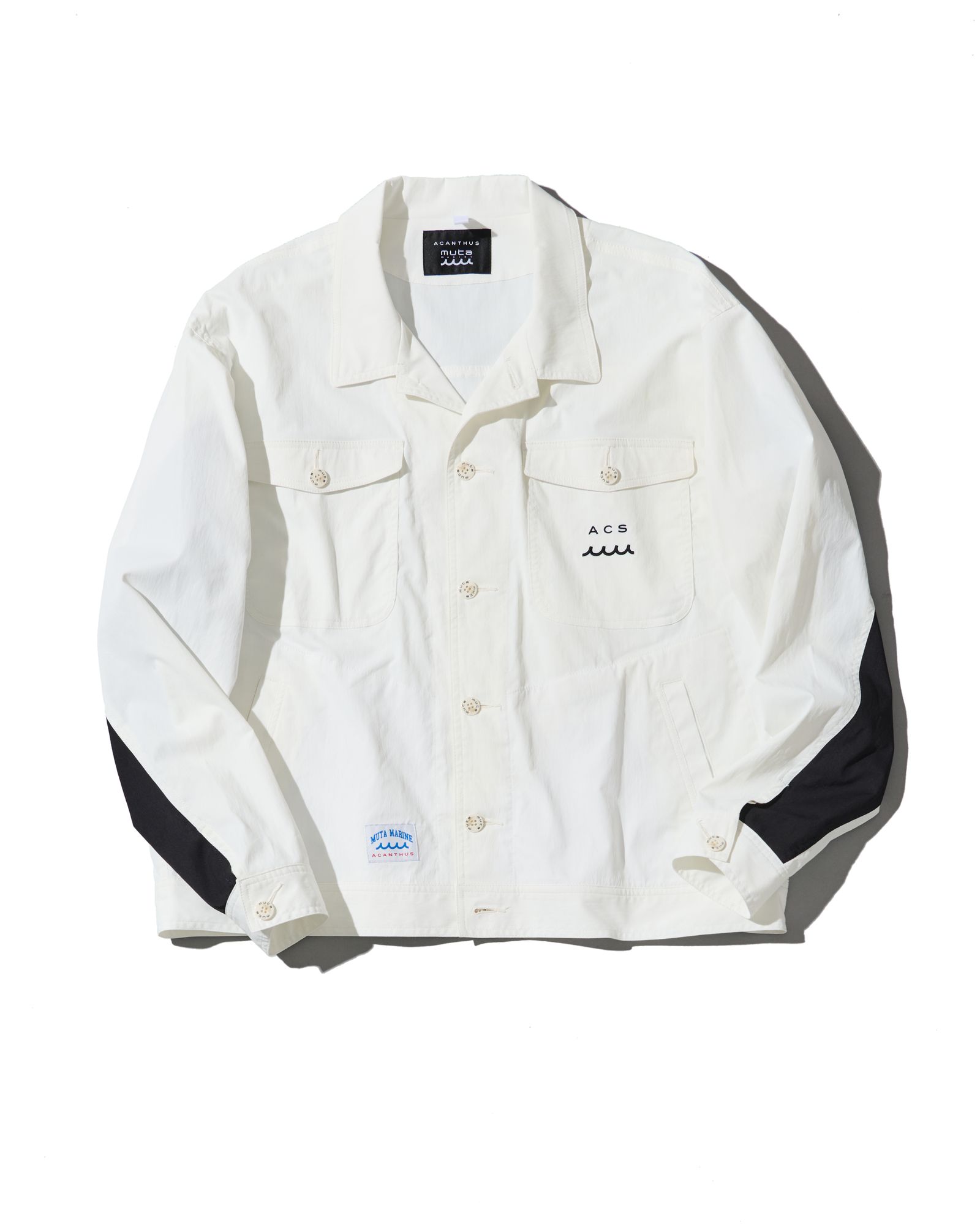 ☆先行予約☆muta MARINE × ACANTHUS  / トラッカージャケット / Trucker Jacket / WHITE【MA2601】