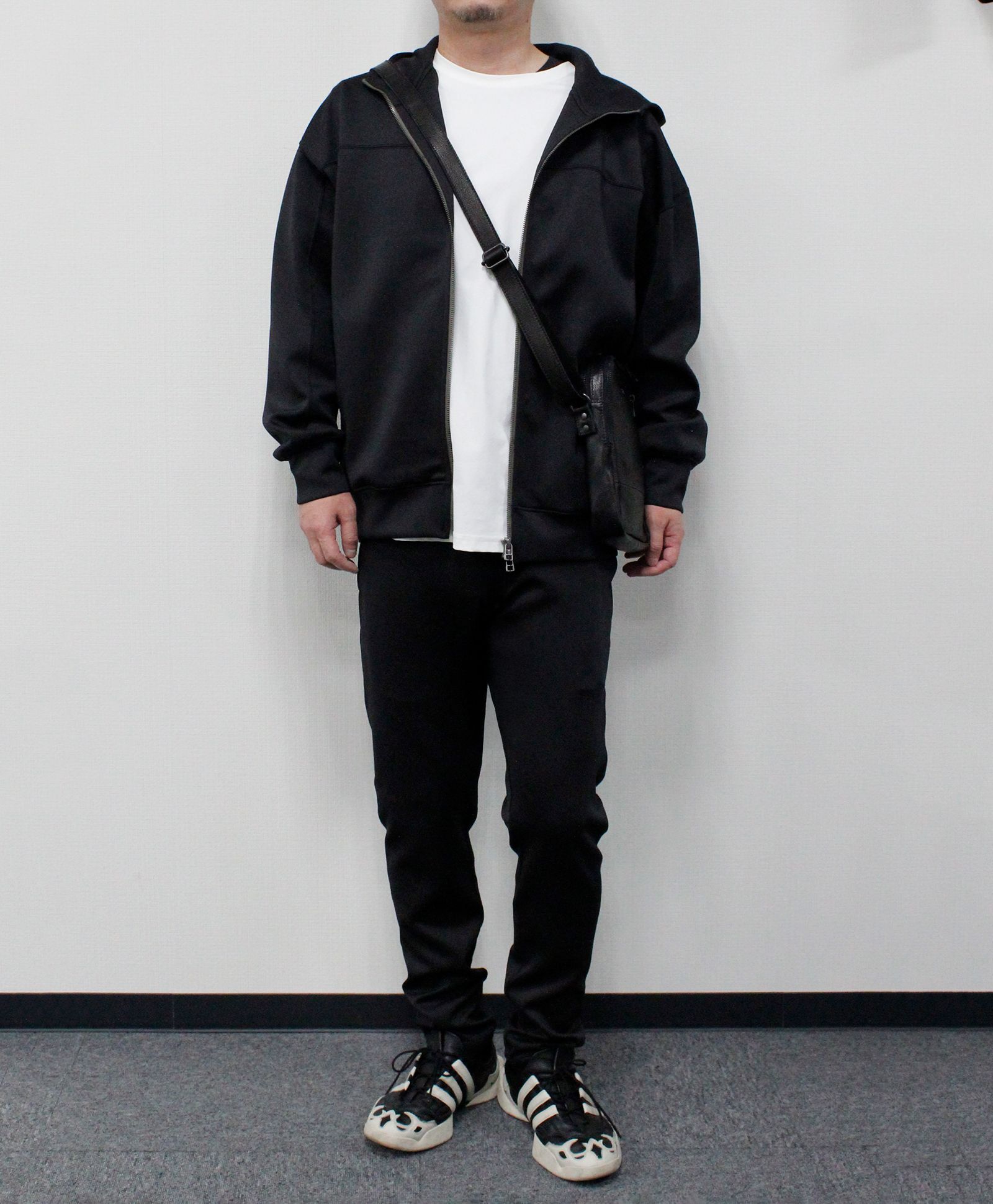 ダンボールニット ジョガーパンツ / ブラック [66008]