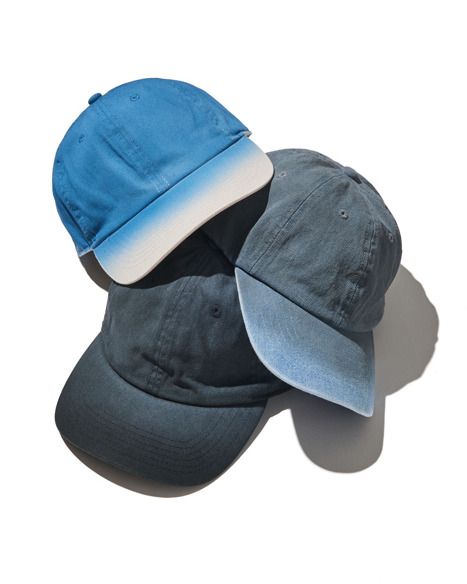 ☆先行予約☆ グラデーションキャップ / Gradation Dye Cap / BEIGE BLUE【CP2601】
