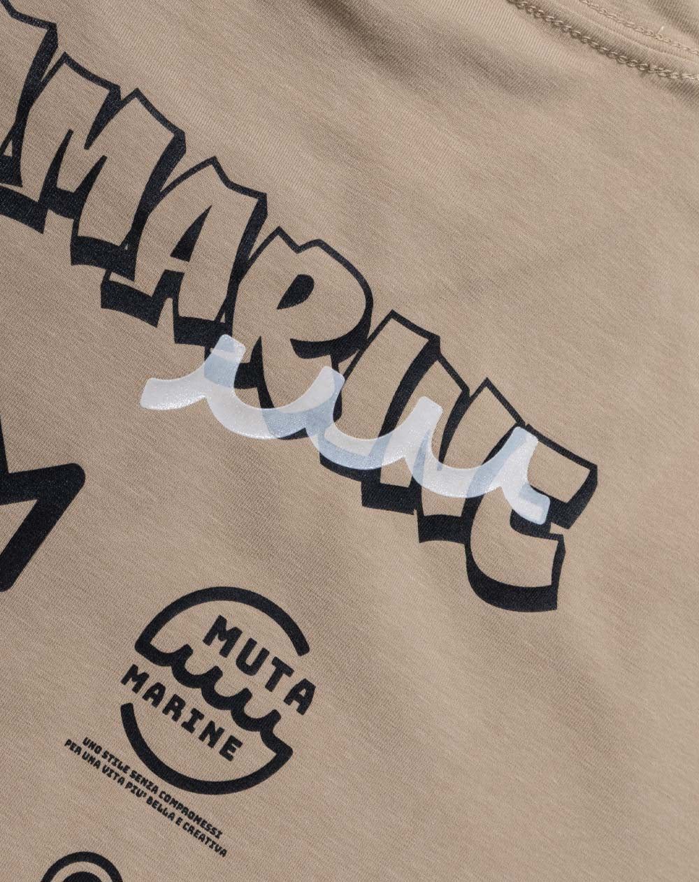 マルチロゴ ストレッチTシャツ /  ベージュ [MMKW-434769]