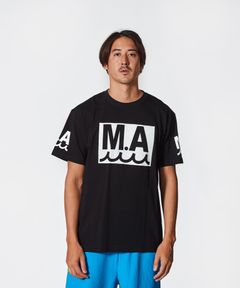 ACANTHUS × muta MARINE / muta MA Logo Tee / ロゴTシャツ / BLACK 【MA2514】