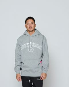 ☆先行予約☆ muta MARINE × ACANTHUS / テストプリントフーディー /パーカー / Test Print Hooded Sweatshirt / GREY 【MA2656】