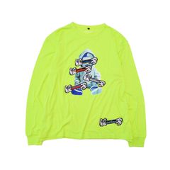 L/S Tシャツ HAND BABY PATCH LONG T-SHIRT [SLLT039] YELLOW