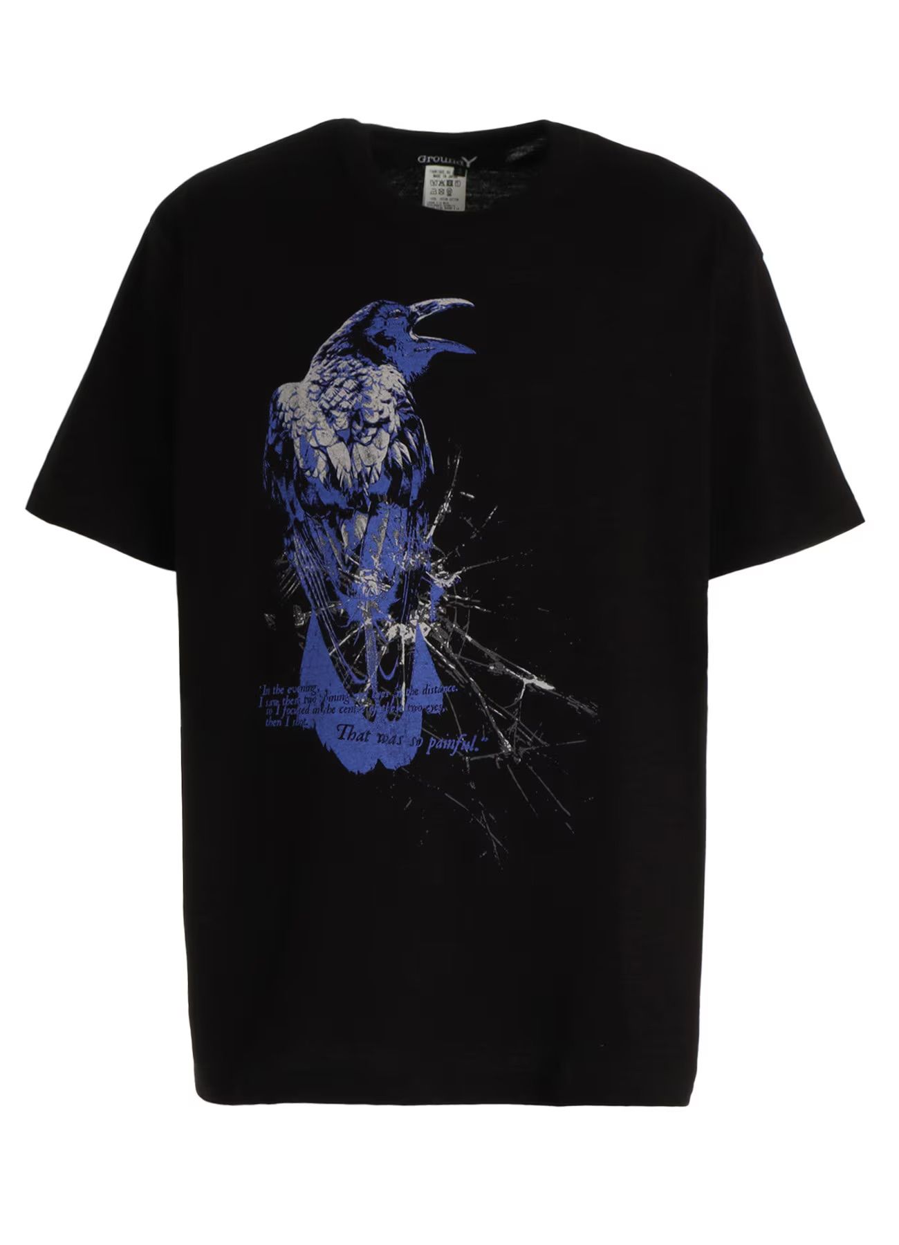 JERSEY CROW T-SHIRT / BLACK [GK-T76-070-2]