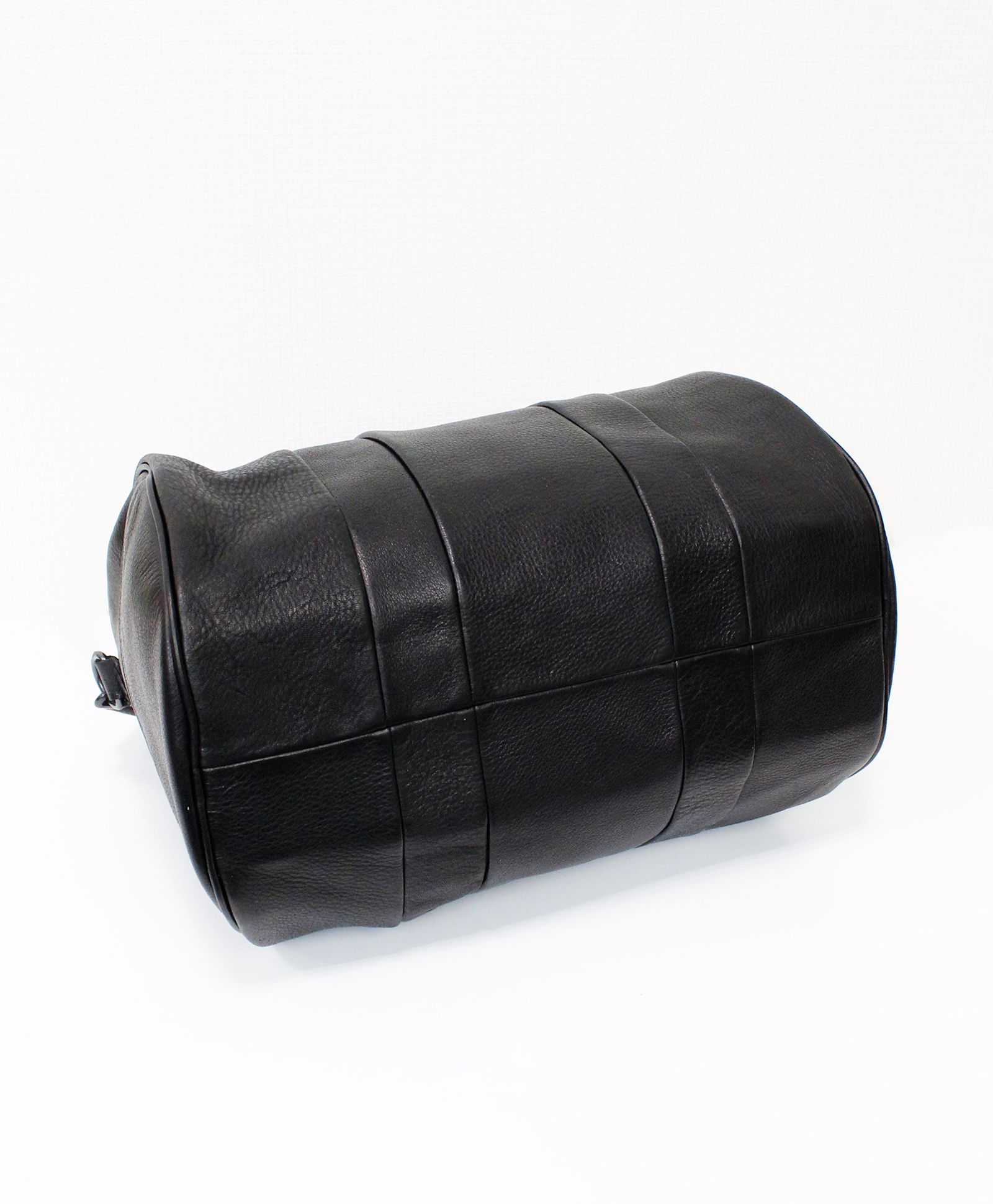 オイルドカウレザー・ミニボストンショルダーバッグ / Oiled Cow Leather Mini Sholder BOSTON BAG / B-BLACK [DCD-01516 B-BK]