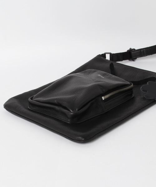 オイルドカウレザー・ショルダーバッグ / Oiled Cow Leather Shoulder / BLACK [DCD-01465]