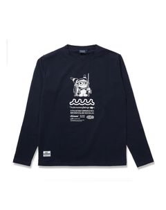 Kuromi × muta MARINE Fishing ストレッチロングスリーブTシャツ / ネイビー [MFMP-434779] ⭐︎3月5日より随時出荷⭐︎