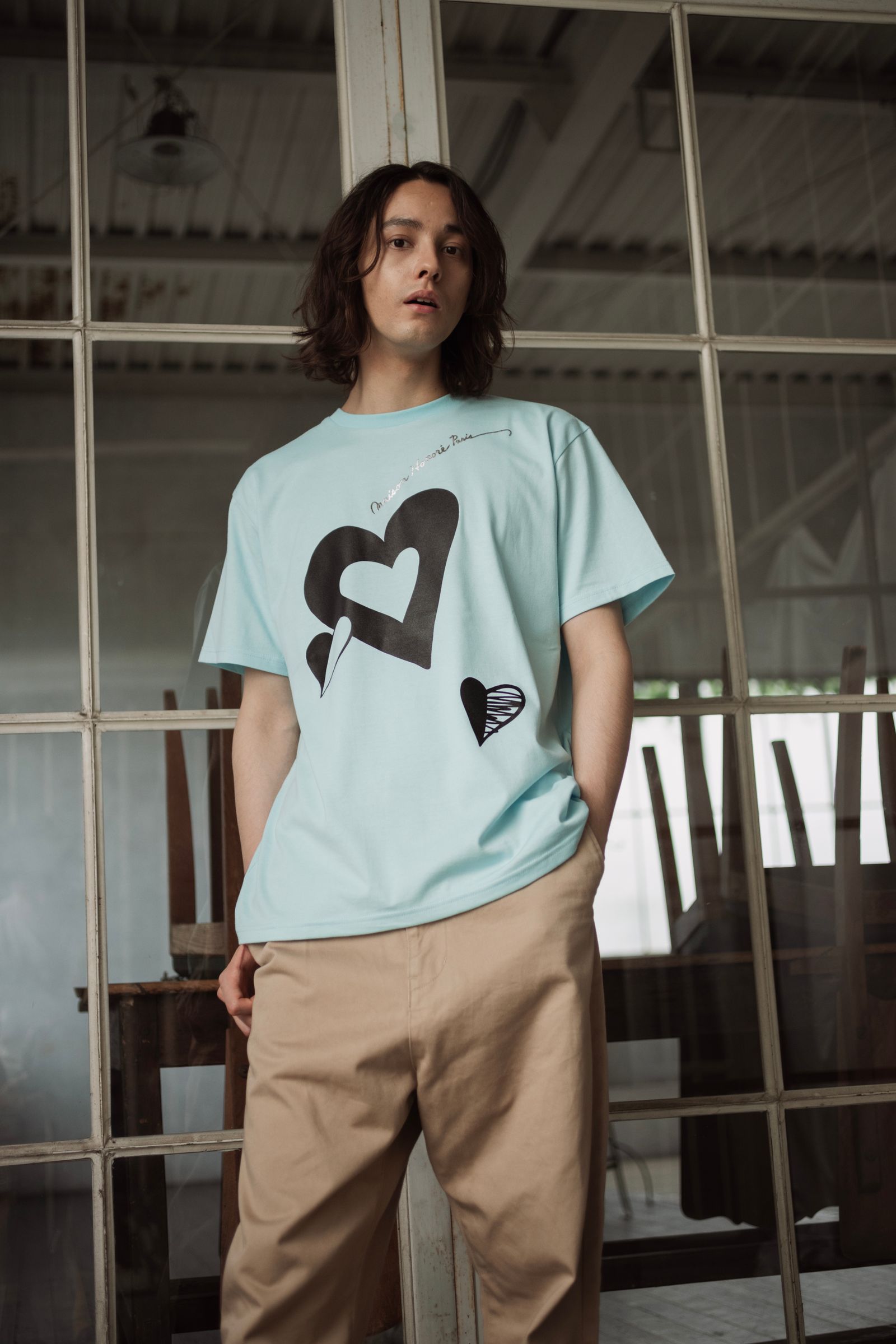 MAISON HONORE PARIS - Tシャツ / Pothos / BLUE | femt