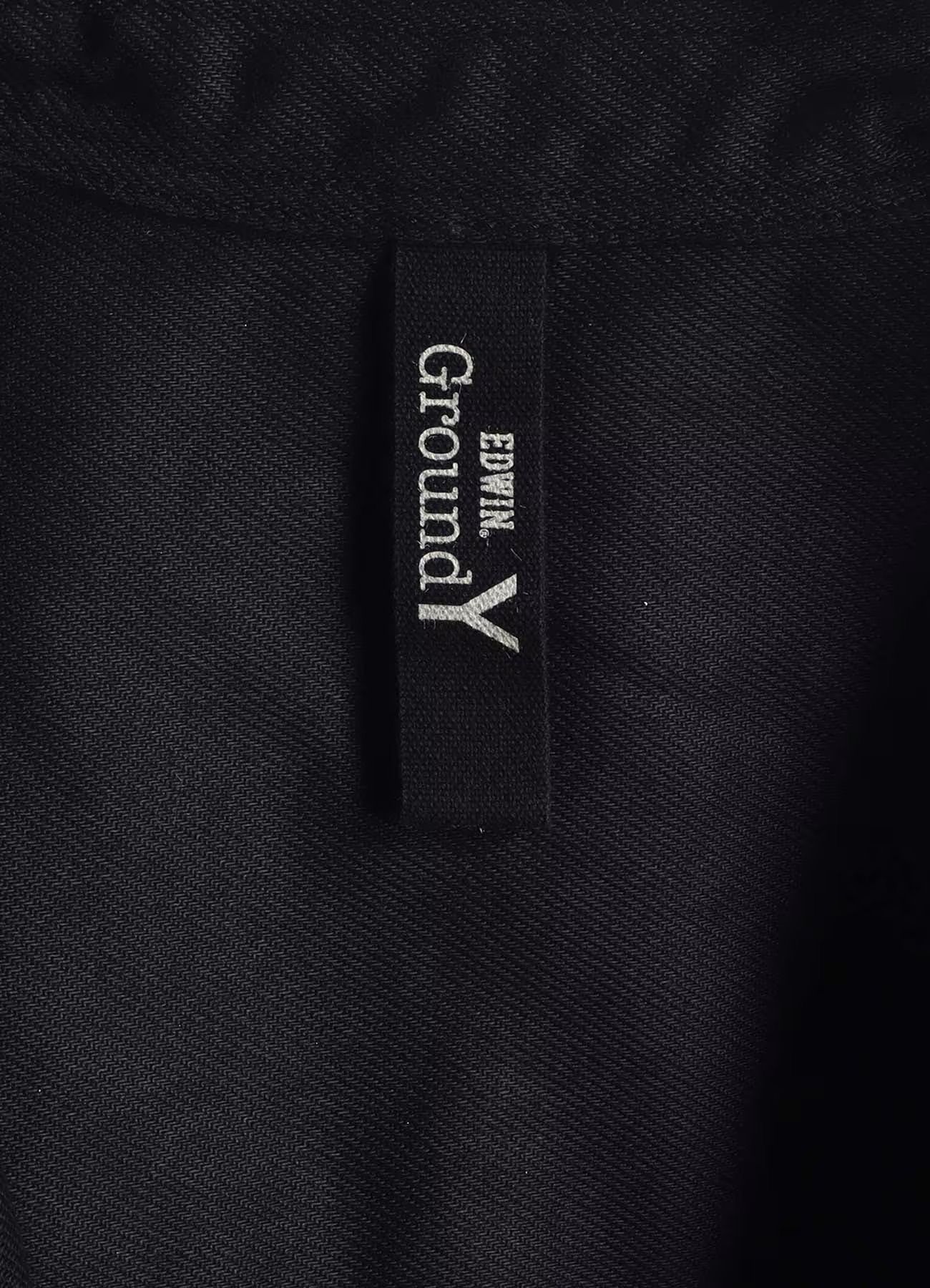 Ground Y×EDWIN 9oz BLACK TWILL WORK JACKET  / ブラックツイルワークジャケット / BLACK [GX-B08-007-1]
