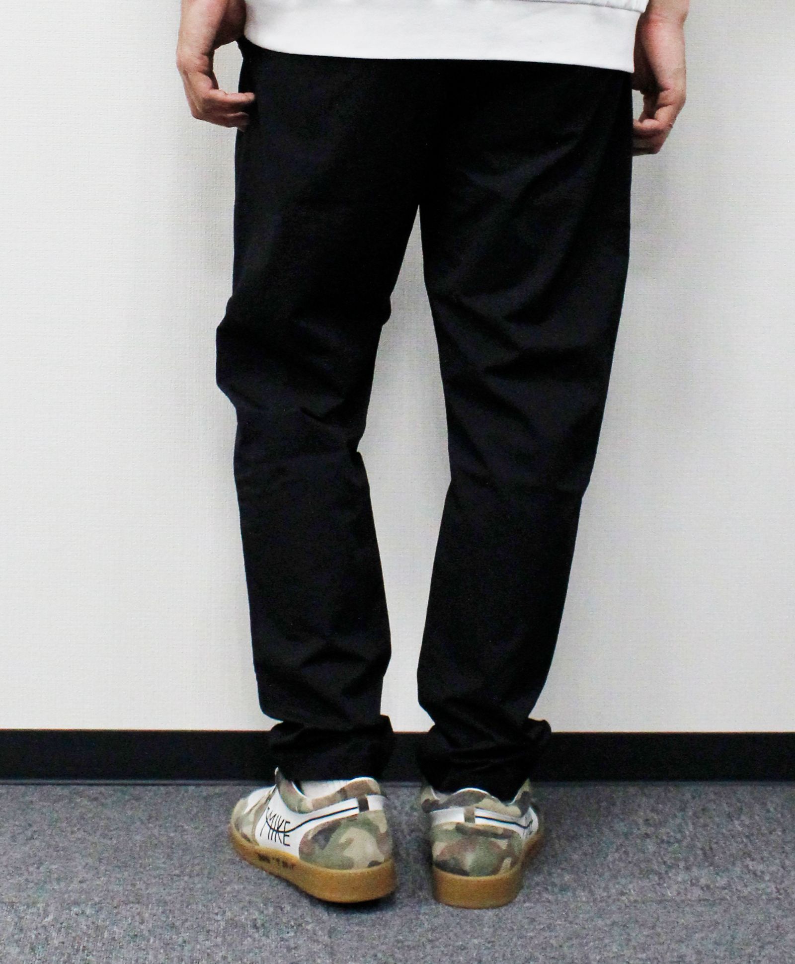 ヴィンテージナイロン リラックスイージーパンツ / ブラック[66010]