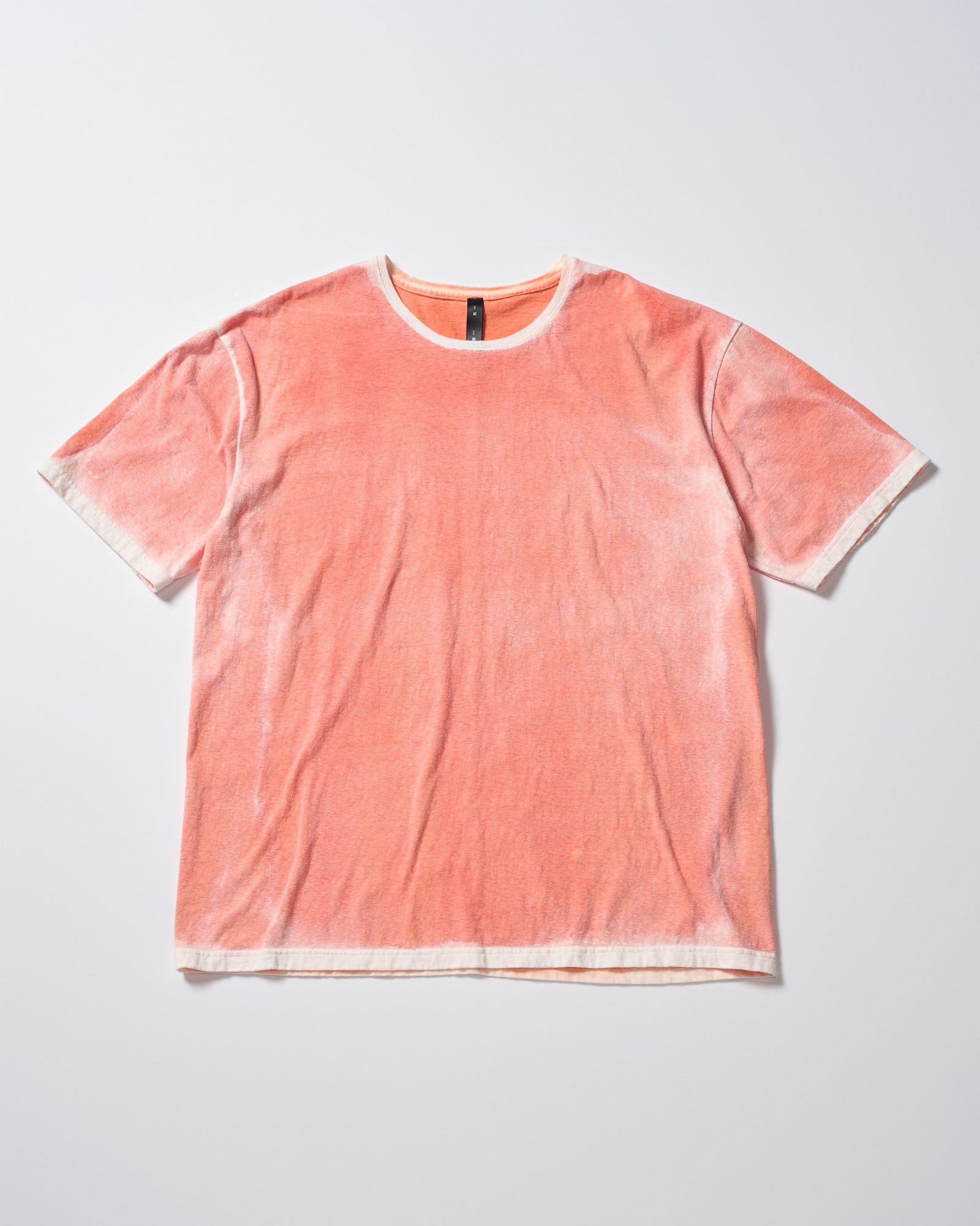 ☆先行予約☆ スプレー加工カットソー /  back-spray dye S/S / FADE ORANGE [7135 cj75i]