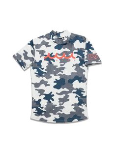 ラッシュTシャツ (ダイアゴナルカモ) / ホワイト [MMTK-439010]