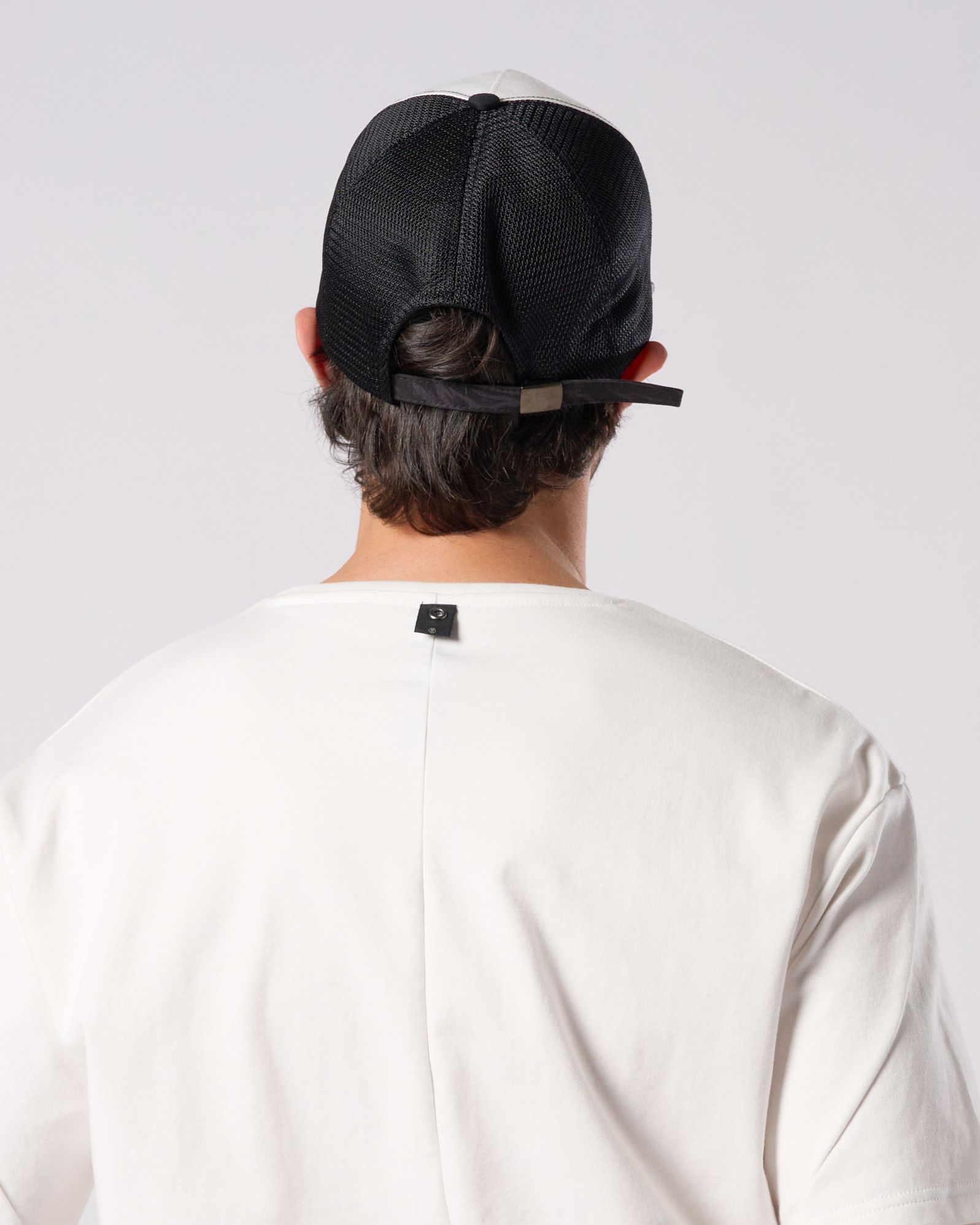 ☆先行予約☆ muta × wjk  / ウェーブ カットオフ メッシュキャップ / wave cut-off mesh cap / BLACK 【810 mw05i】