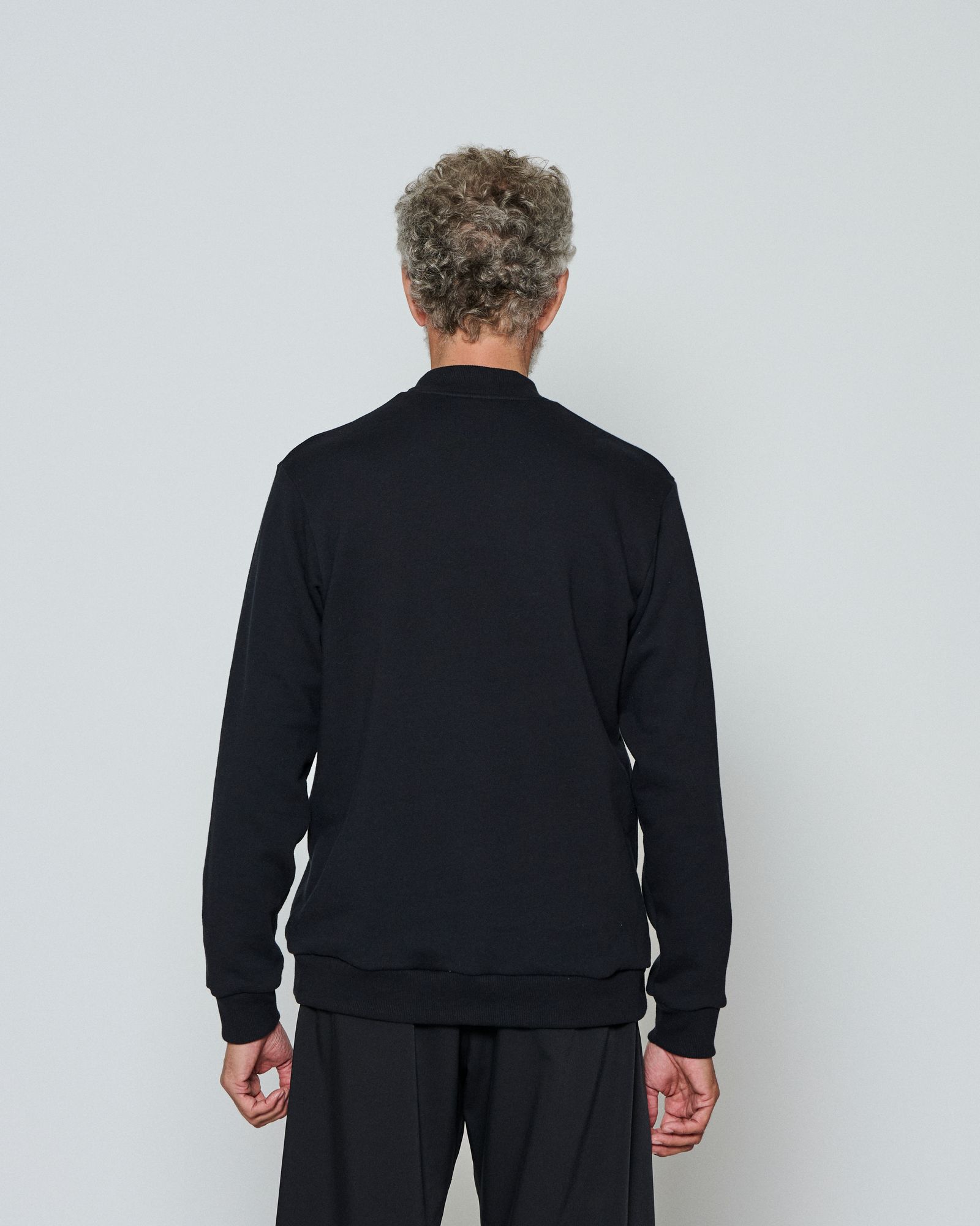 ☆先行予約☆  モックネックスウェット / Mockneck Sweatshirts / BLACK【HJ2603】