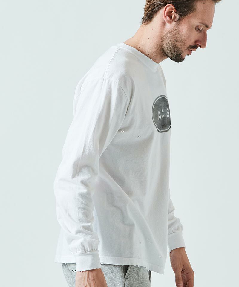 高 品質ファッション - DESCENDANT 23aw greeting LS TEE スキー