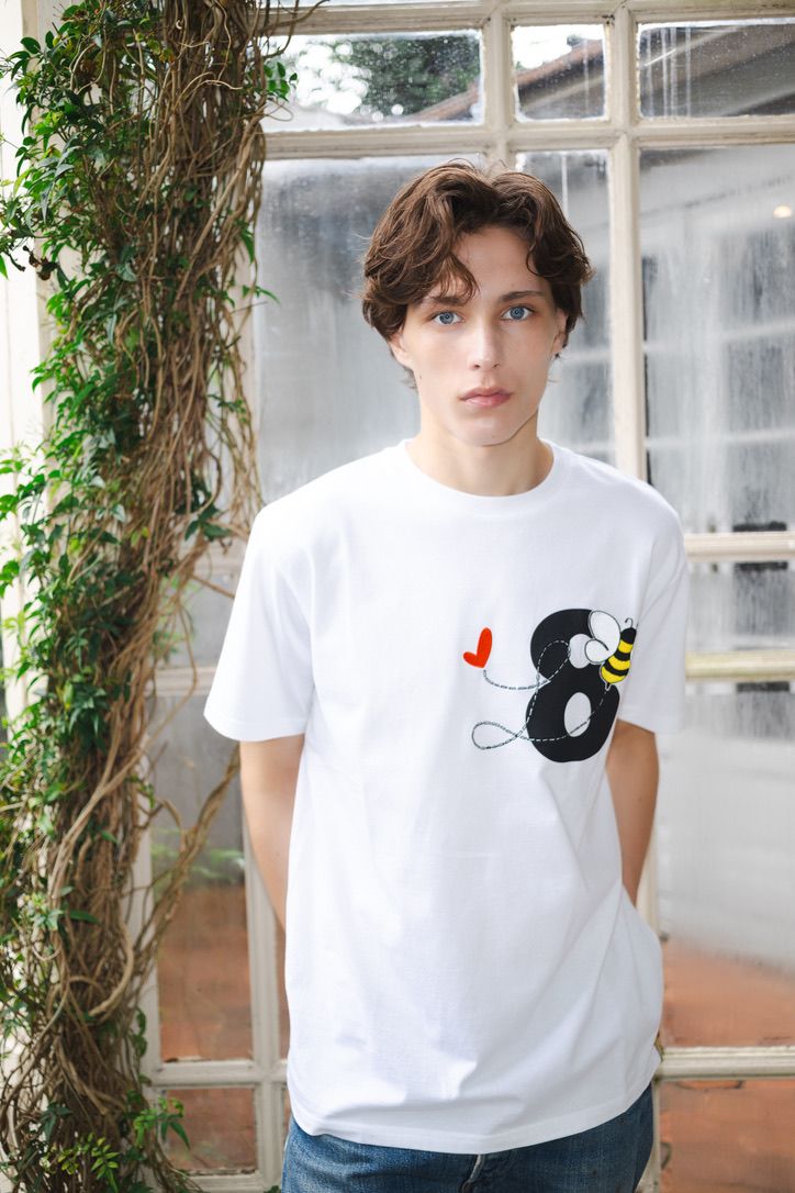 LEON×MAISON HONORE PARIS×MUTA MARINE / Tシャツ / Joakim &  Huit(ジョアキム＆ユイット) / ホワイト