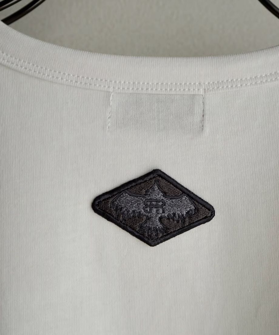 刺繍×Print T-shirt / WHITE [BEF01-HST]