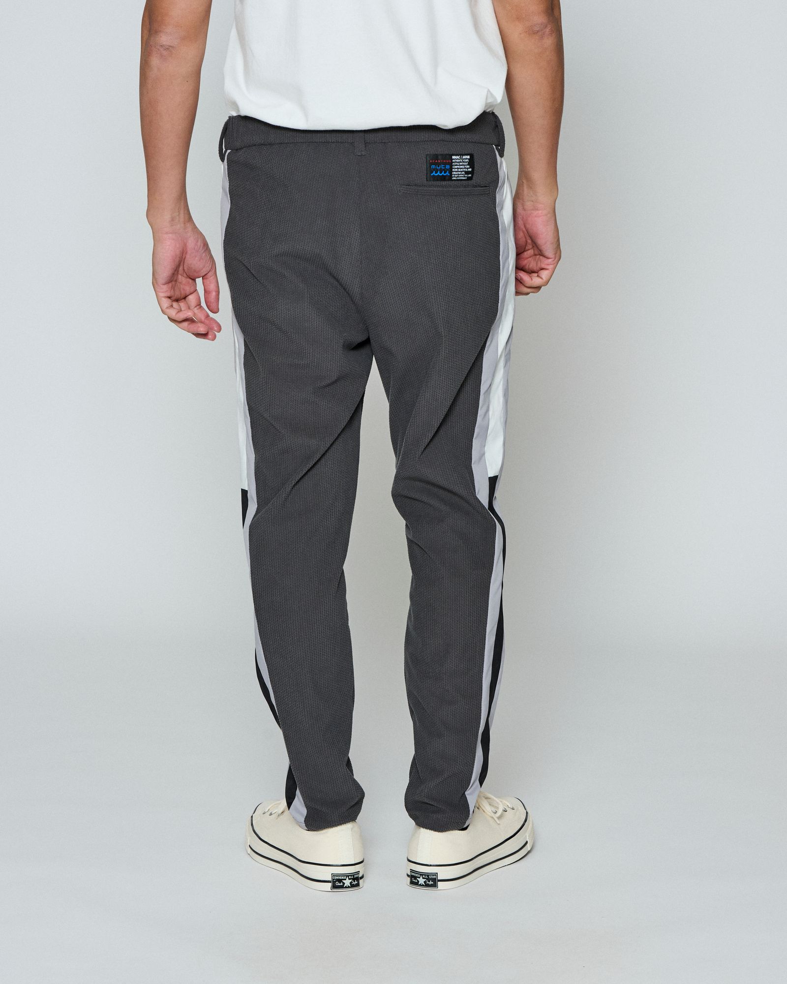 ☆先行予約☆ muta MARINE × ACANTHUS / トラックパンツ / Split Track Pants / CHARCOAL 【MA2659】