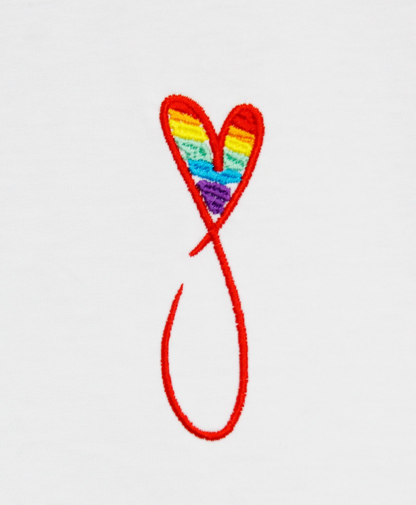 Tシャツ / Tiphanie2 / WHITE x RED RAINBOW