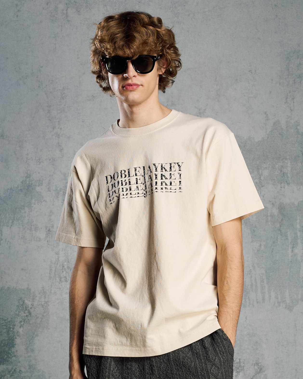 ☆先行予約☆ ダブルジェイケイ Tシャツ /  DOBLEJAYKEY T / WHITE [7403 cj52i]