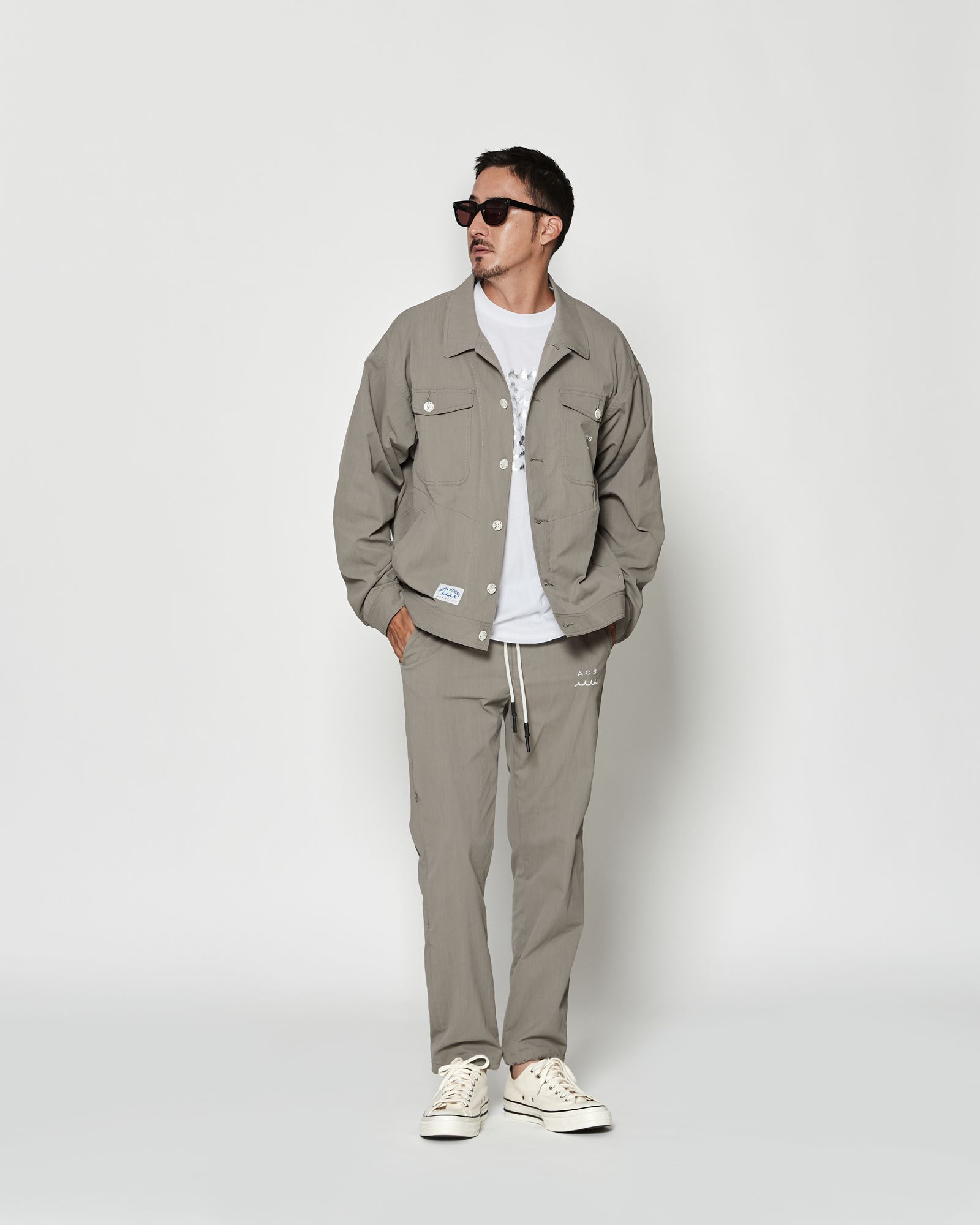 ☆先行予約☆muta MARINE × ACANTHUS  / トラッカージャケット / Trucker Jacket / GREY【MA2601】