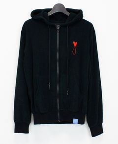 パイルジップパーカー / Pile Zip Hoodie / BLACK