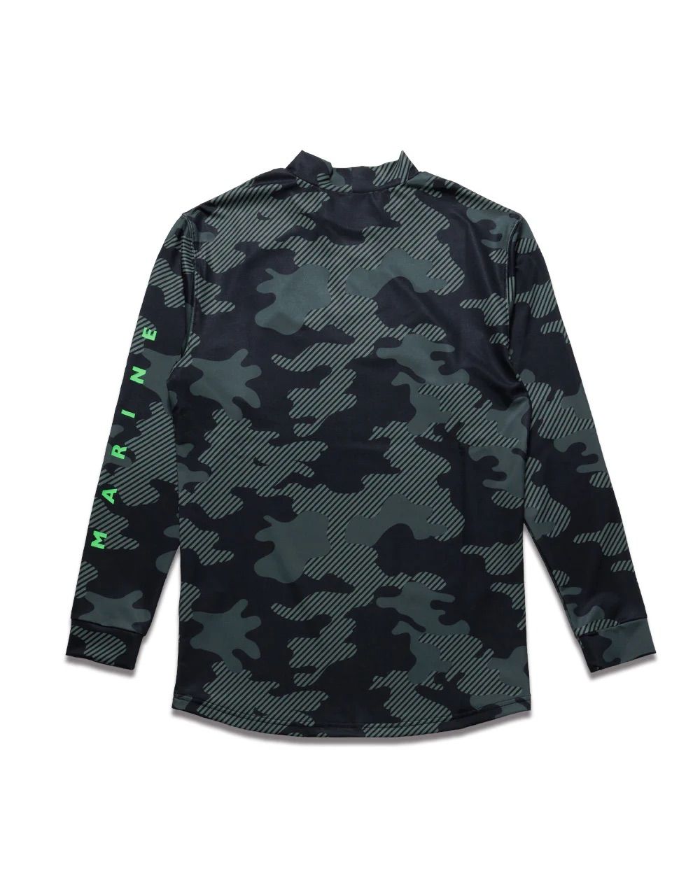 ラッシュロングスリーブTシャツ (ダイアゴナルカモ) / ブラック [MMTK-440010] ⭐︎4月29日より随時出荷⭐︎