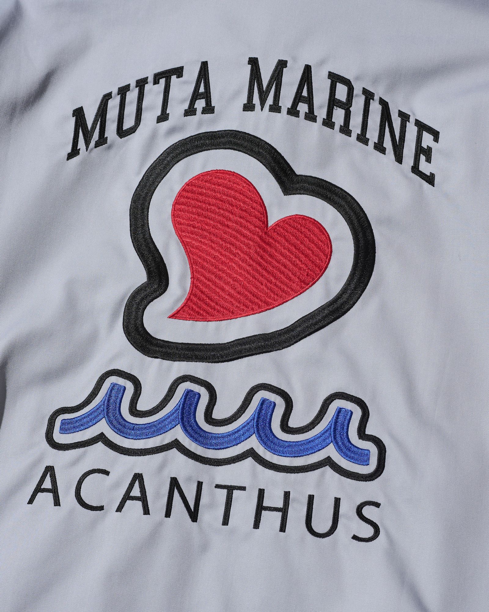 ☆先行予約☆muta MARINE × ACANTHUS  / スーベニアジャケット /  Souvenir Jacket / GREY【MA2701】
