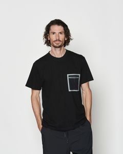 ☆先行予約☆ メッシュトリミングポケットTシャツ  /  Mesh Trimming Pocket Tee / BLACK【CT2605】