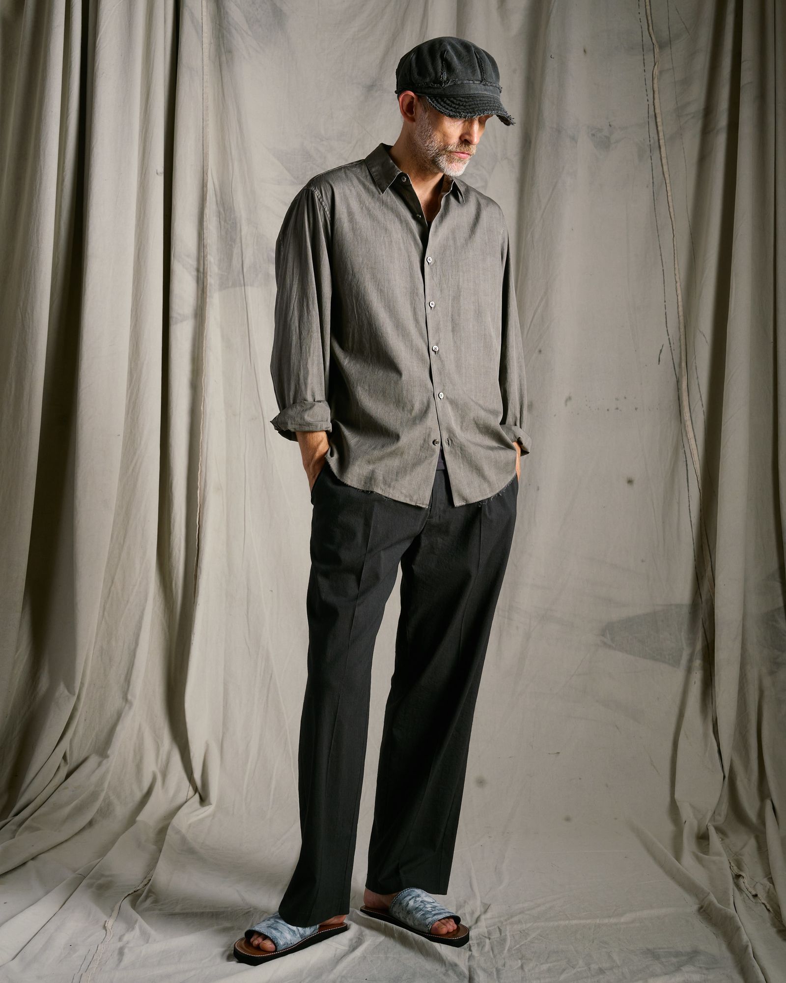 ☆先行予約☆ wjk  / ジャージーエンジニアキャップ / jersey engineer cap / deep charcoal【8987 mj51k】