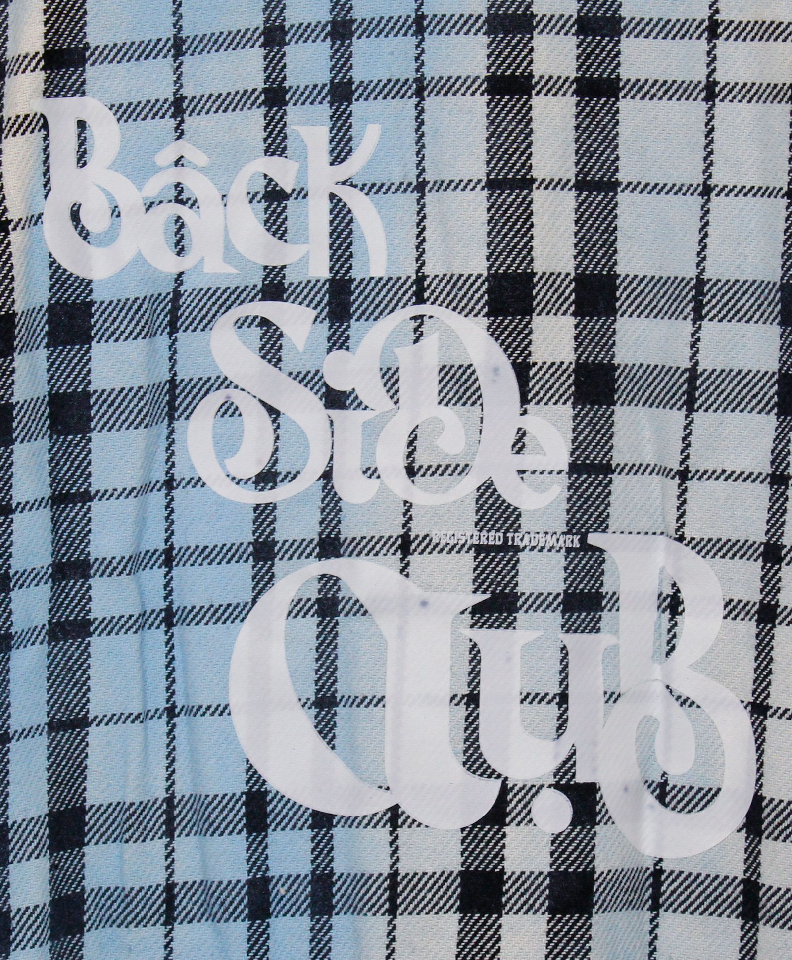チェックシャツジャケット / BACKTOVIET SHIRT JACKET MARMORIZED / BLUE 【JRX 613】