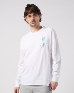☆先行予約☆Maison Honoré Paris× wjk  / ハートフィッシュ カットオフ 長袖Tシャツ / heart fish cut-off L/S / white×l.blue【711 hw01k】