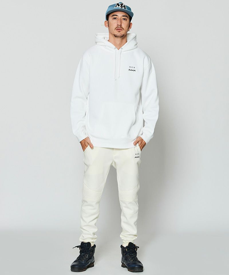 ACANTHUS x muta MARINE / muta Wave Splash Logo Hooded Sweatshirt / パーカー / WHITE / MA2431