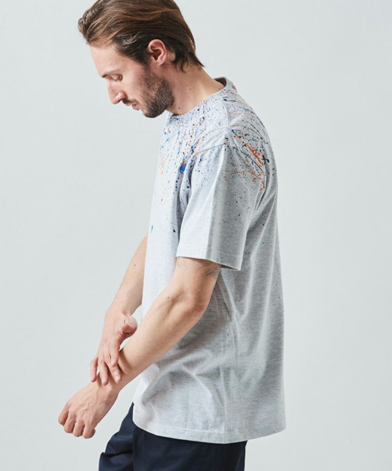 ACANTHUS(アカンサス) スプラッシュTシャツ / Splash Tee / ASH GREY