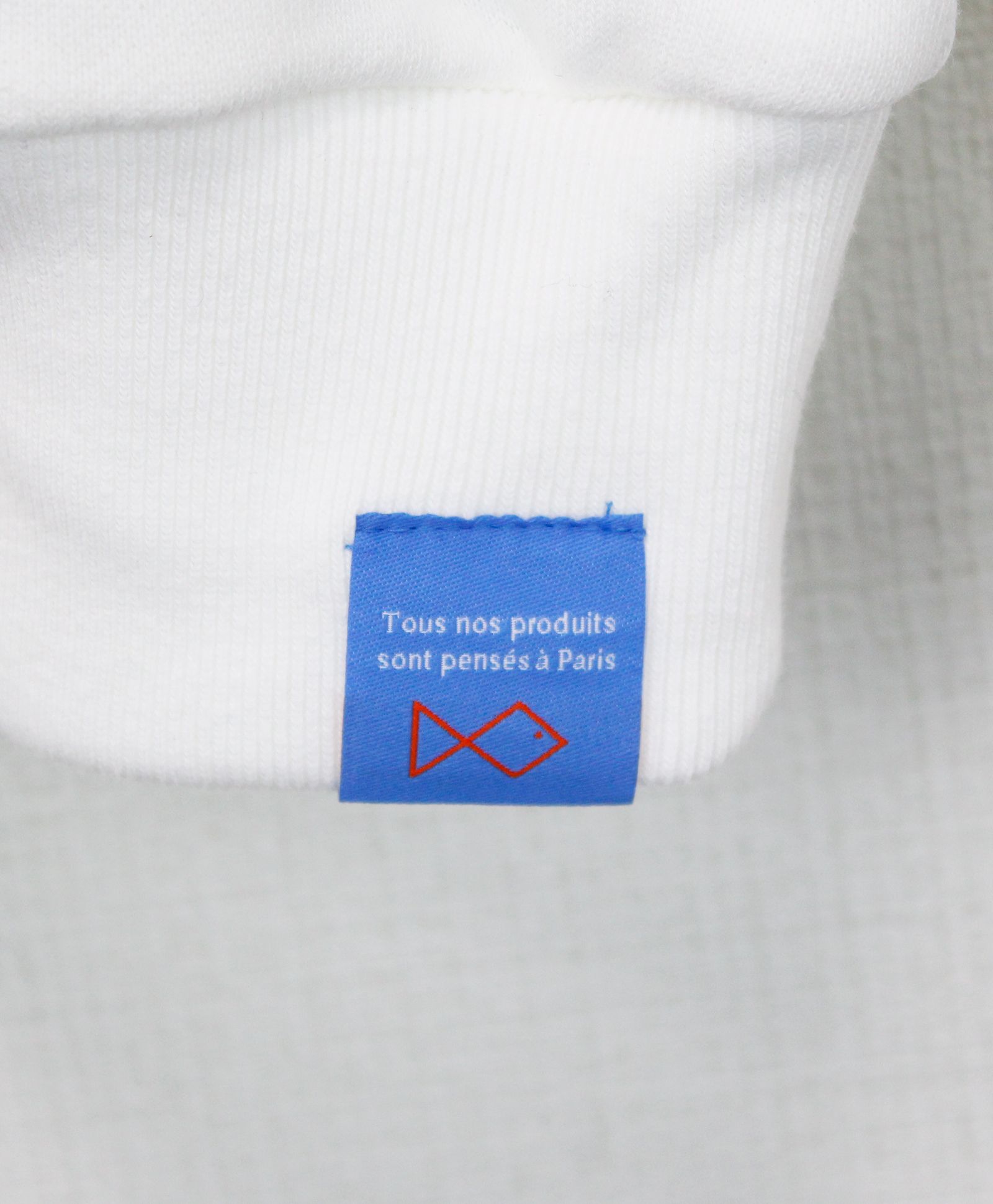 スウェット / Tiphanie Sweat / White x Royal Blue